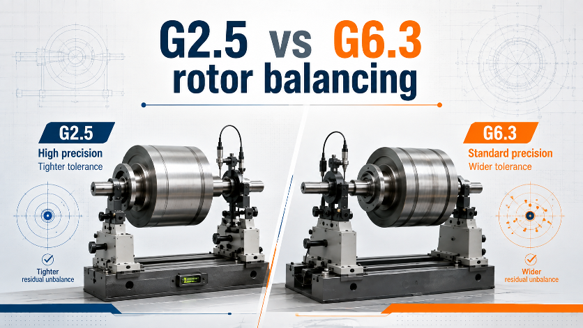 G2.5 vs G6.3 rotor balancing