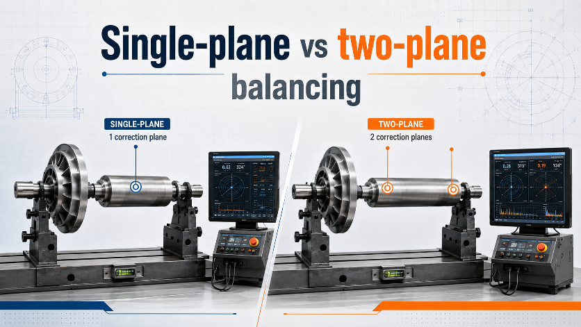 Single-plane vs two-plane balancing