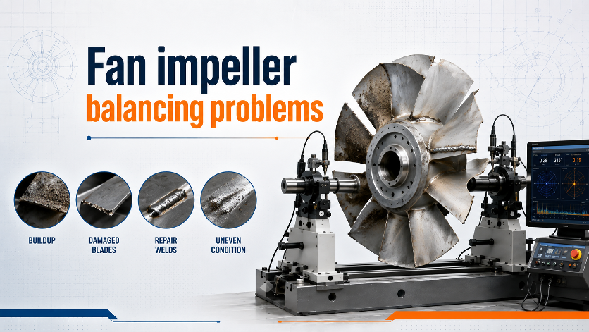 Fan impeller balancing problems